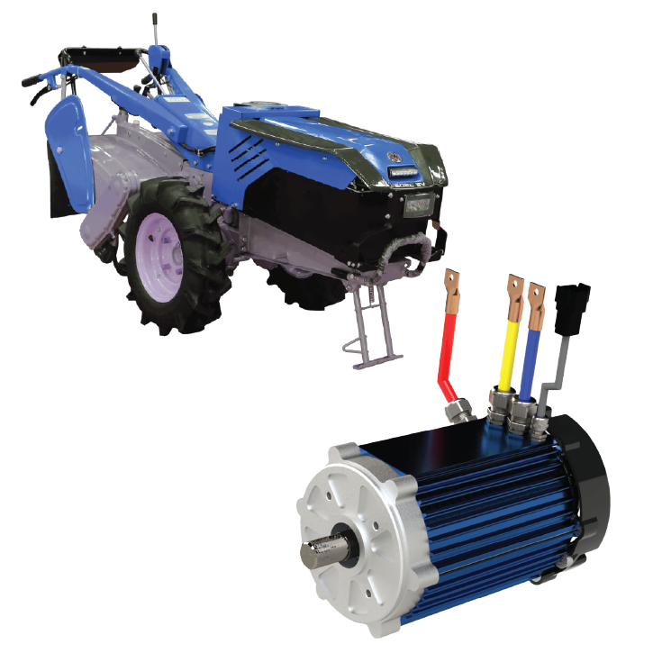 Motor for EV Power Tiller